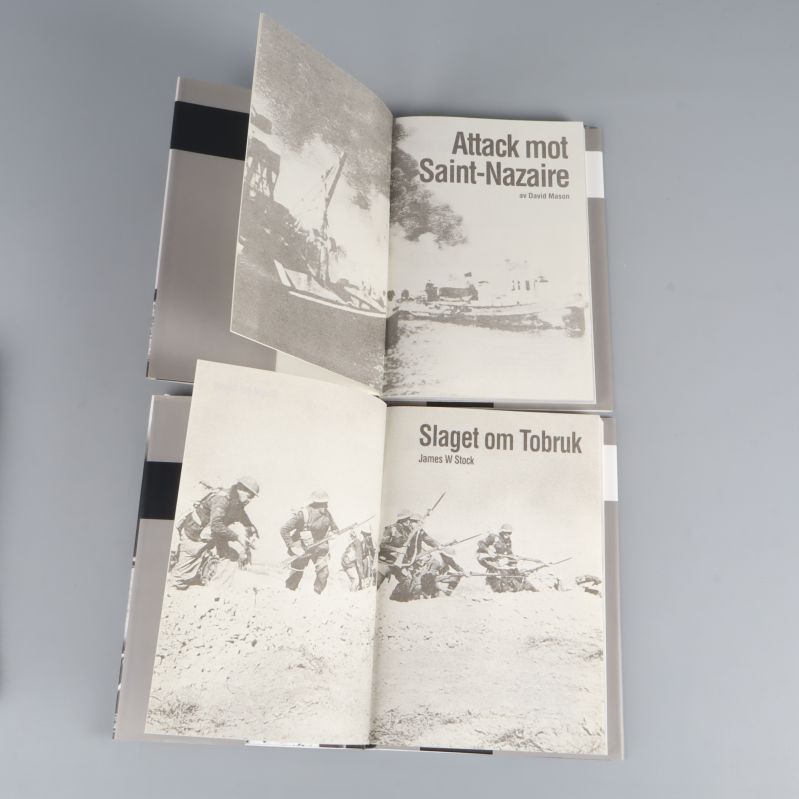 Uppslagna titelsidor: Attack mot Saint-Nazaire och Slaget om Tobruk