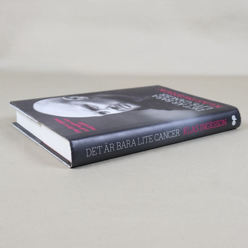 Perspektivbild av boken med omslag och bokrygg