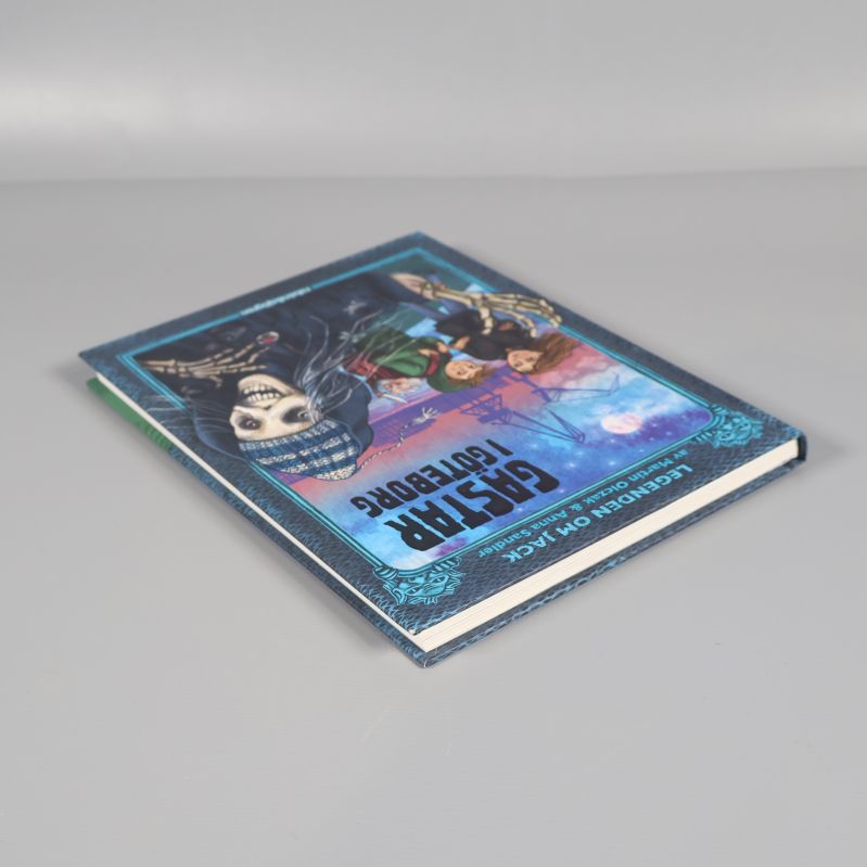 Gastar i Göteborg snett ovanifrån, framsida och kant syns