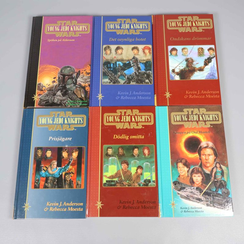 Framsidor av böckerna