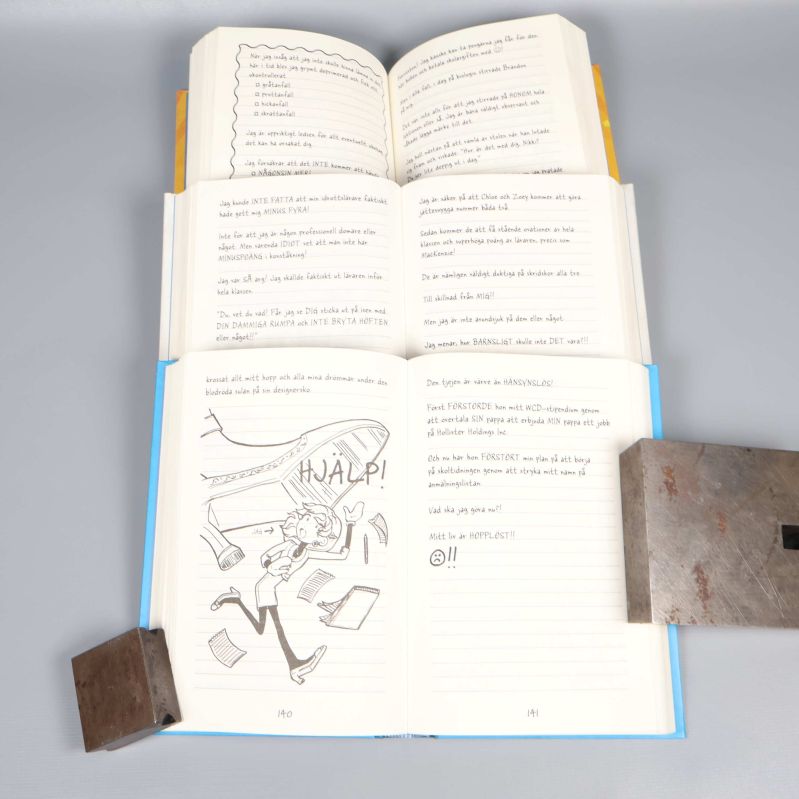 Uppslag från Nikkis dagbok