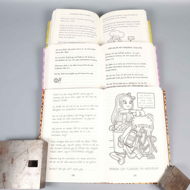 Uppslag från Nikkis dagbok