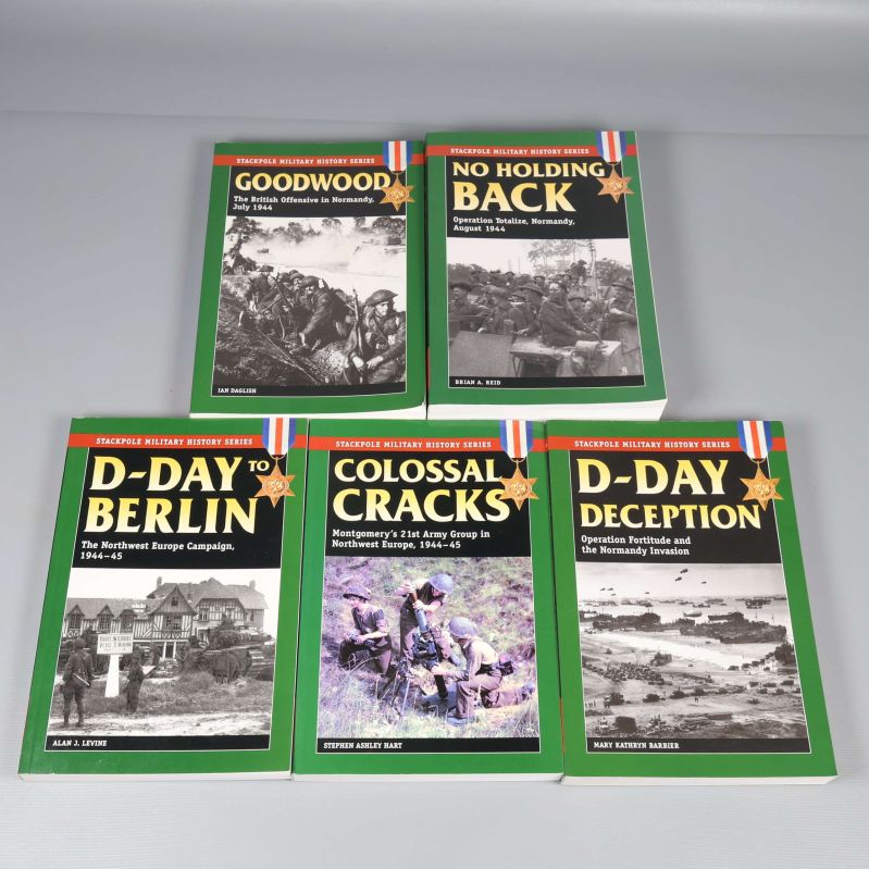 Stackpole Military History Series bokpaket framsidor på alla fem titlar bredvid varandra