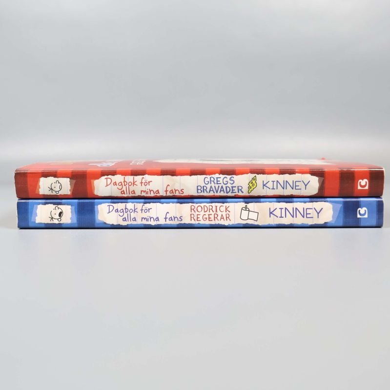 Rygger på två böcker: Gregs bravader och Rodrick regerar