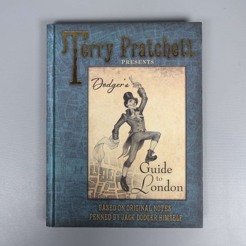 Omslag av Dodger's Guide to London med färgglad illustration