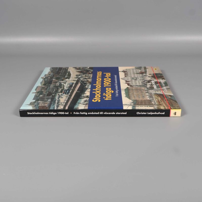 Boken Stockholmarnas tidiga 1900-tal i profil, visande ryggen