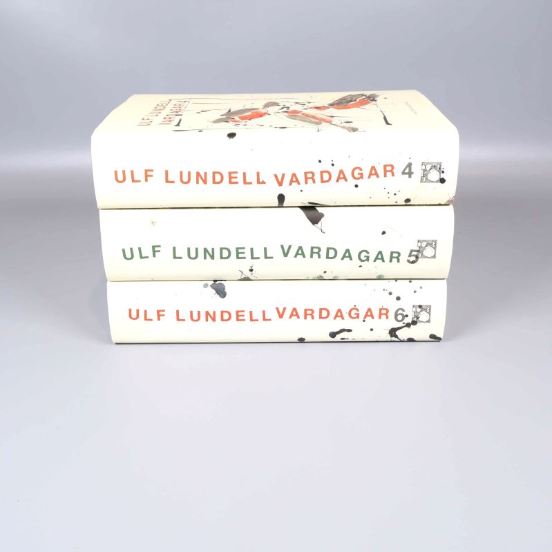 Ryggar på böckerna med titlarna Vardagar 4, 5 och 6