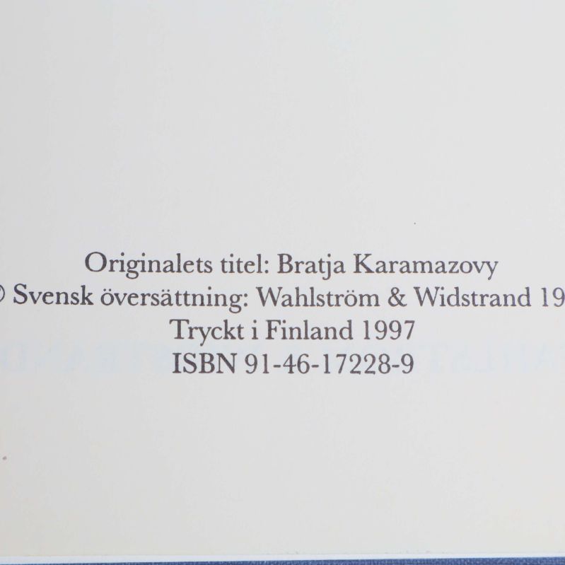 Sida med ISBN 91-46-17228-9 och tryckinformation