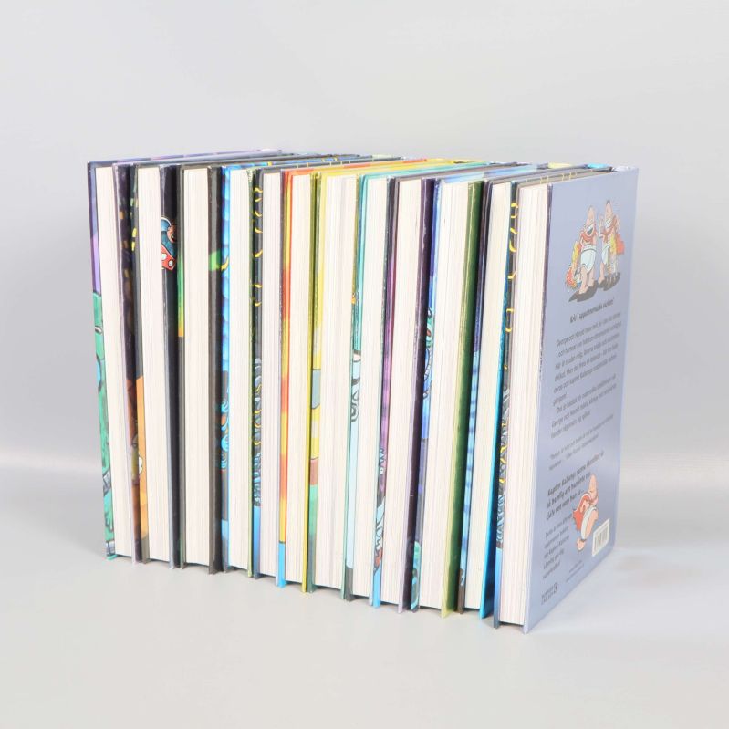 Kapten Kalsong-böcker uppradade från sidan