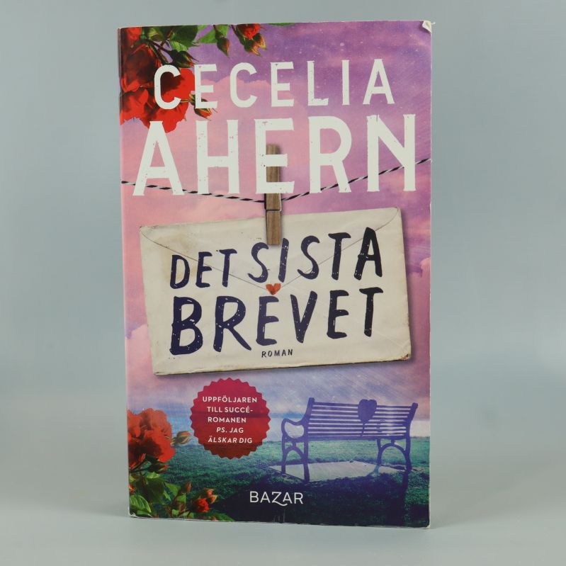 Framsida av Det sista brevet av Cecelia Ahern med färgglatt omslag