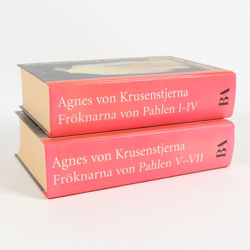 Agnes von Krusenstjerna Fröknarna von Pahlen I–IV och V–VII sida vid sida