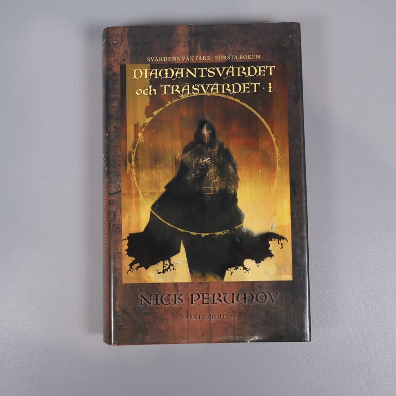 Framsidan av Diamantsvärdet och Träsvärdet I med fantasyomslag
