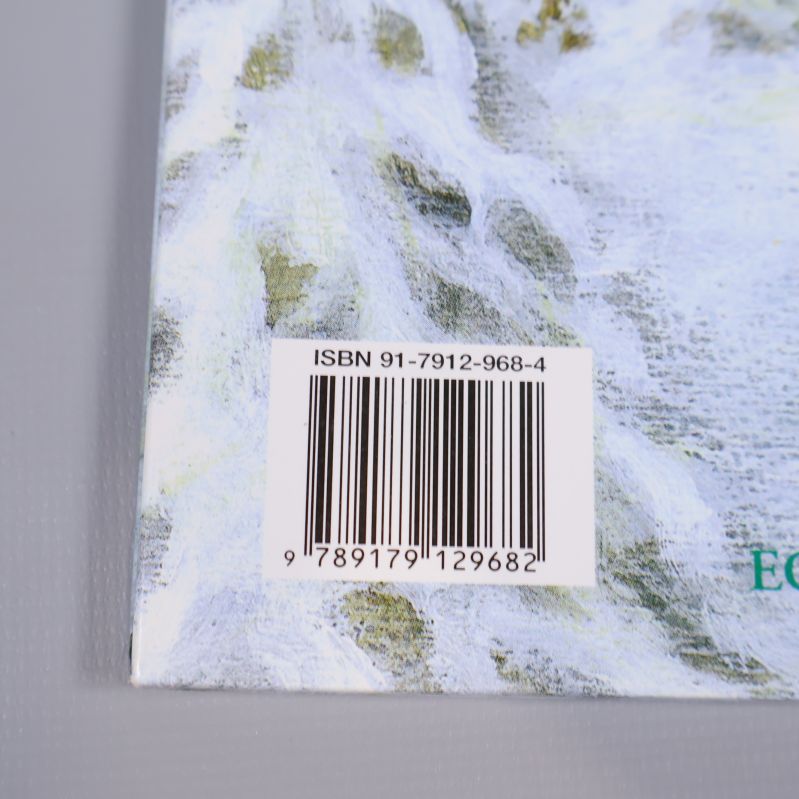 ISBN-nummer och streckkod på Hälge presentbok nr 5