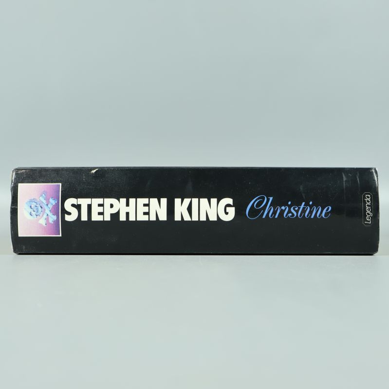 Ryggen av Christine av Stephen King med tydlig titel och författare