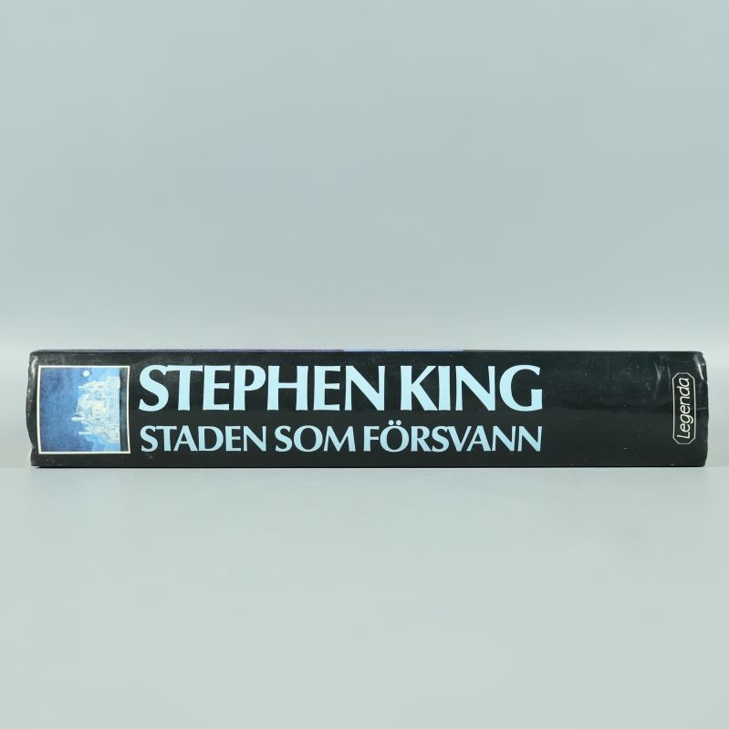 Bokens rygg med texten Stephen King Staden som försvann