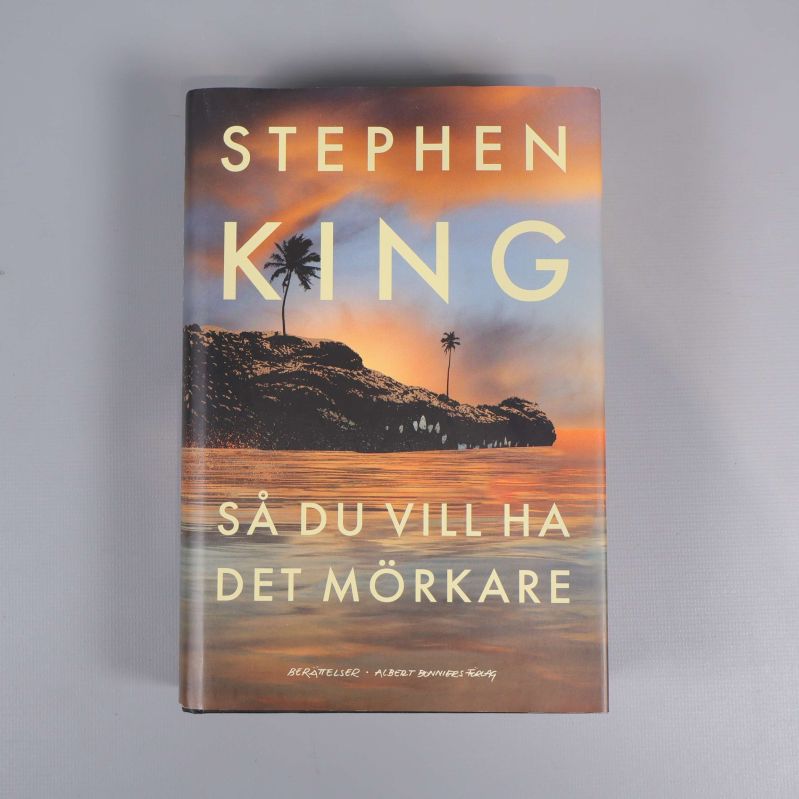 Framsidan av Så du vill ha det mörkare av Stephen King med dramatisk omslagsbild