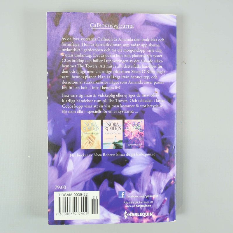 Baksidan av boken Där blåklinten blommar med sammanfattning och ISBN