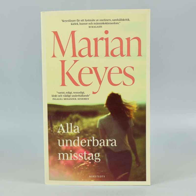 Framsida av pocketbok Alla underbara misstag av Marian Keyes med mjuka färger