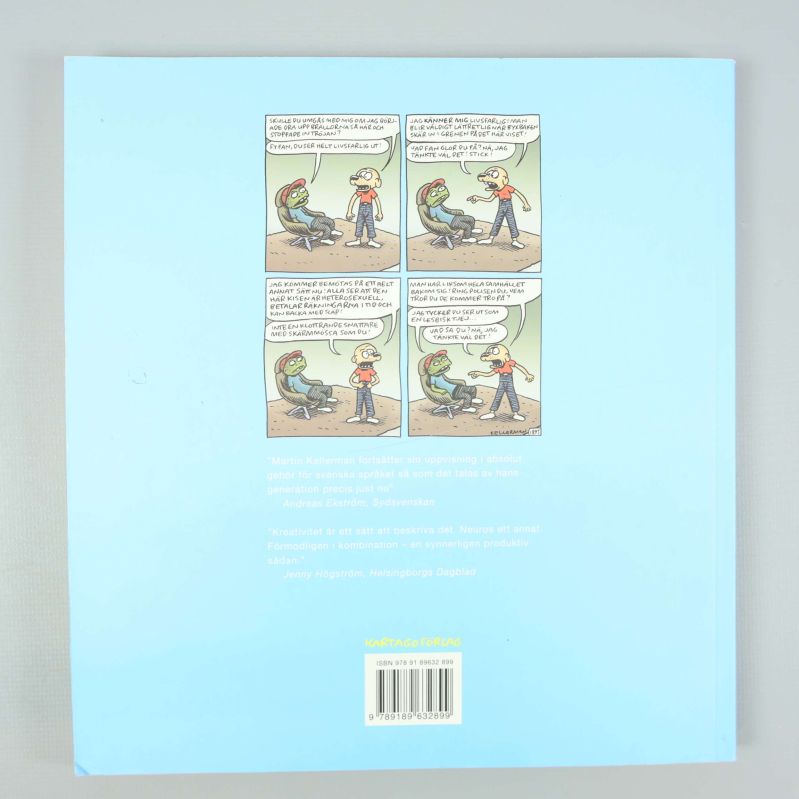 Baksida av Rocky volym 14 med serierutor och ISBN-information