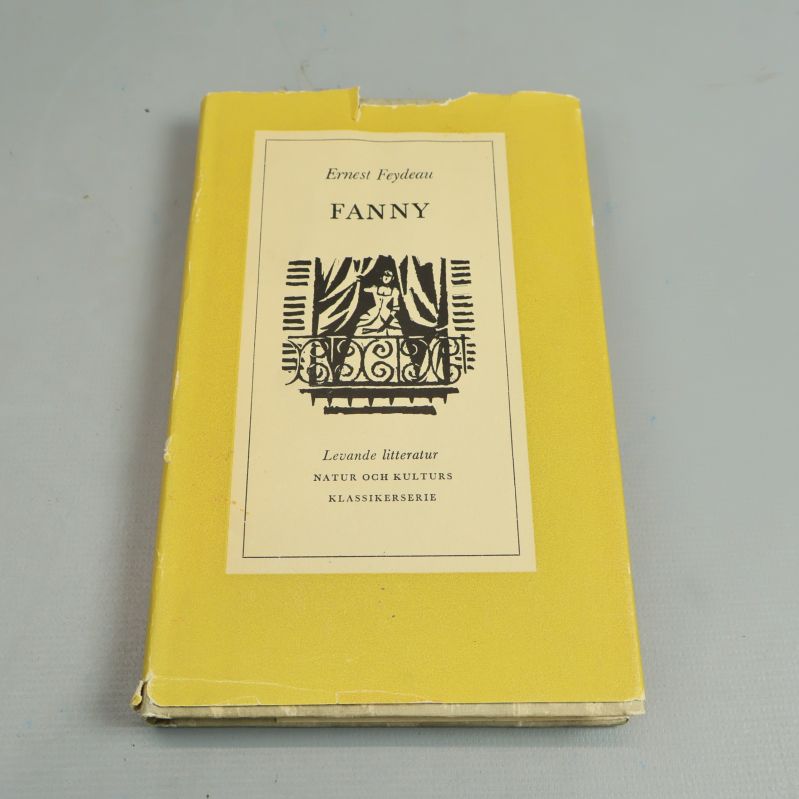 Framsidan av boken Fanny av Ernest Feydeau med gult omslag