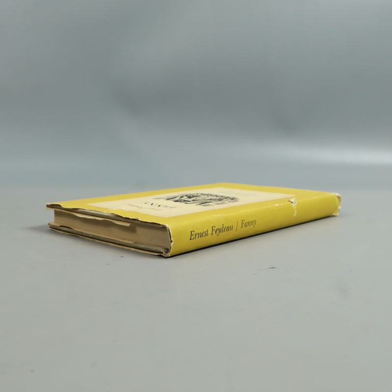 Boken Fanny i sidovy med synligt namn på ryggen