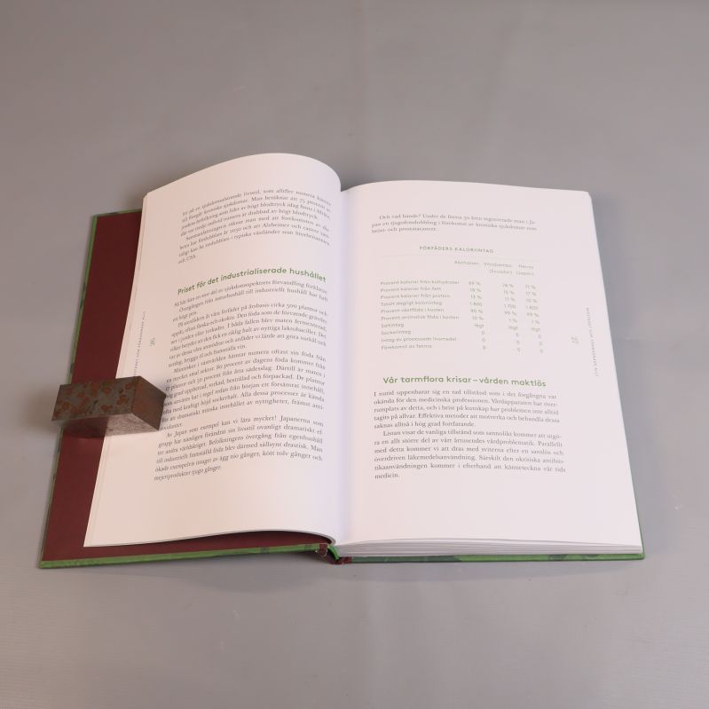 Boken uppslagen