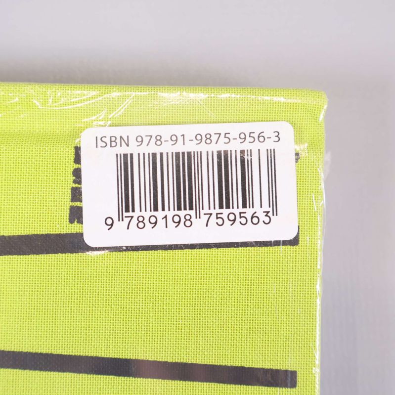 ISBN-etikett på boken Anna, tydligt visad med siffror och streckkod