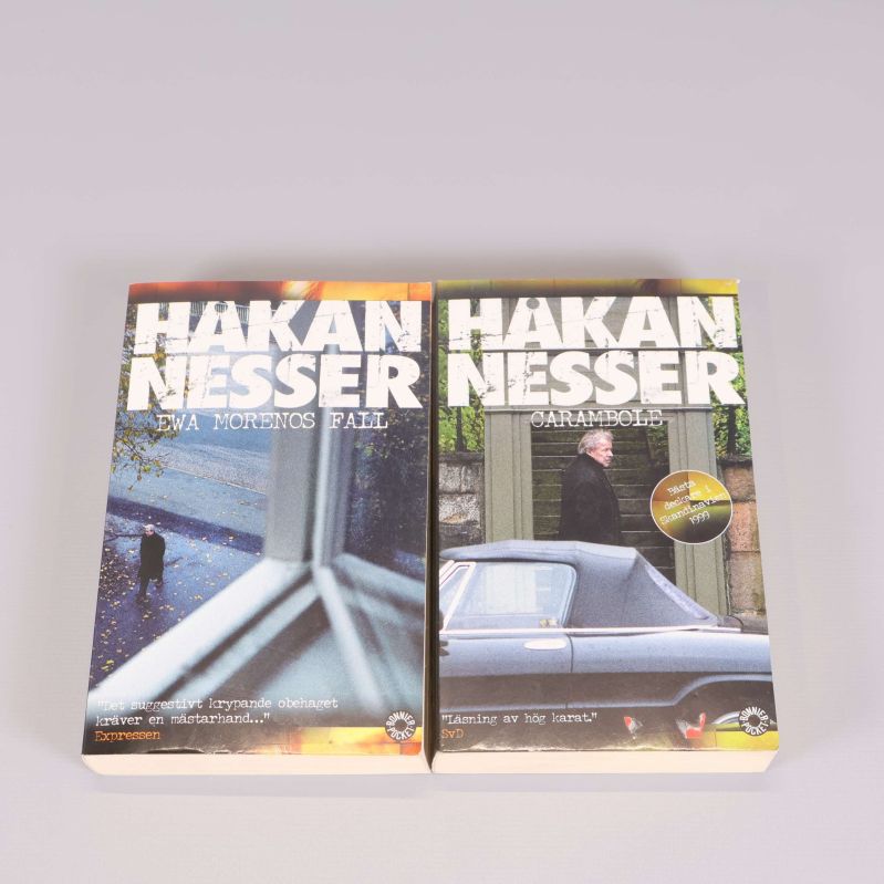 Framsidor på Van Veeteren bokpaket