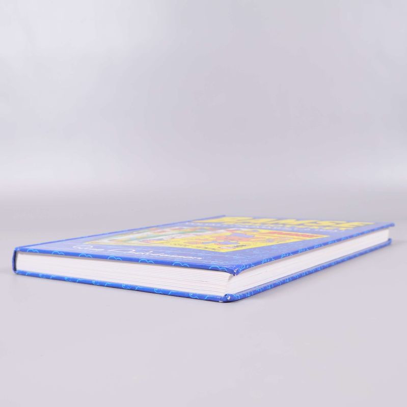 Andra sneda sidan av Bamse-biblioteket, visar boksidor och rygg