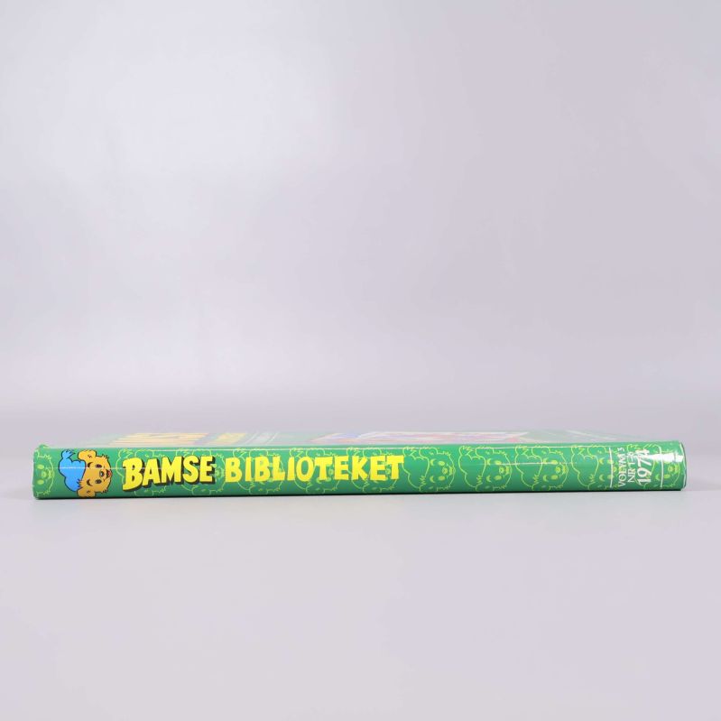Ryggen på Bamse biblioteket volym 3 med tydlig titel och illustration