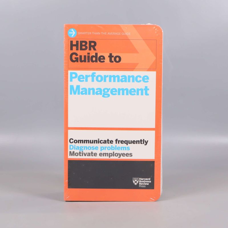 Framsida av boken HBR Guide to Performance Management med orange detaljer