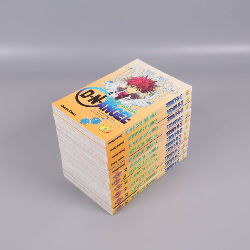 D.N. Angel manga, volym 1-11 med färgglada omslag