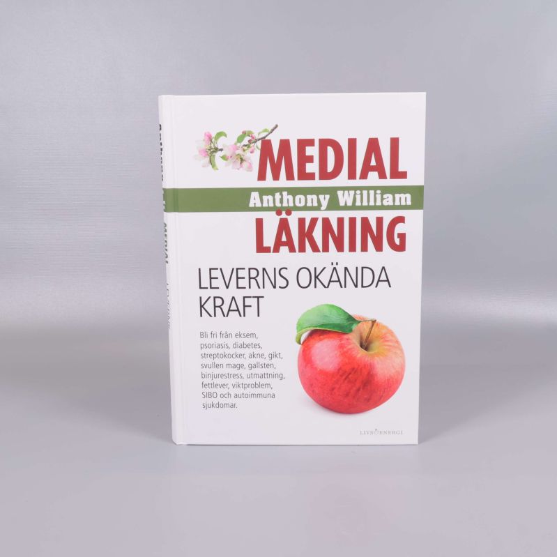 Framsida av boken Medial läkning – leverns okända kraft stående