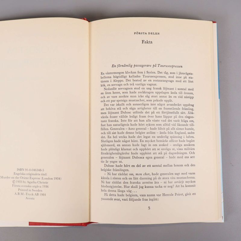 Inlaga från bok med inledning och ISBN-nummer 91-0-046348-5
