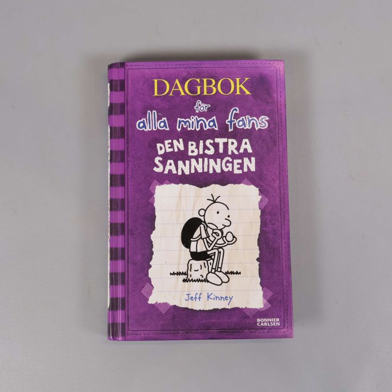 Framsidan av boken Dagbok för alla mina fans – Den bistra sanningen i lila omslag