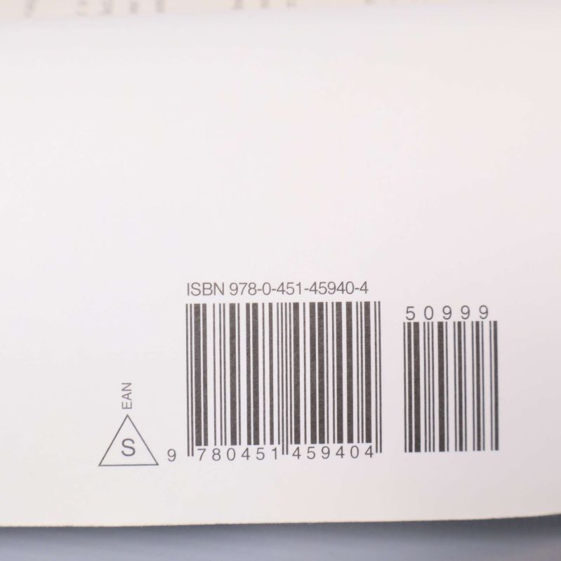 Närbild på ISBN och streckkod, ISBN 978-0-451-45940-4
