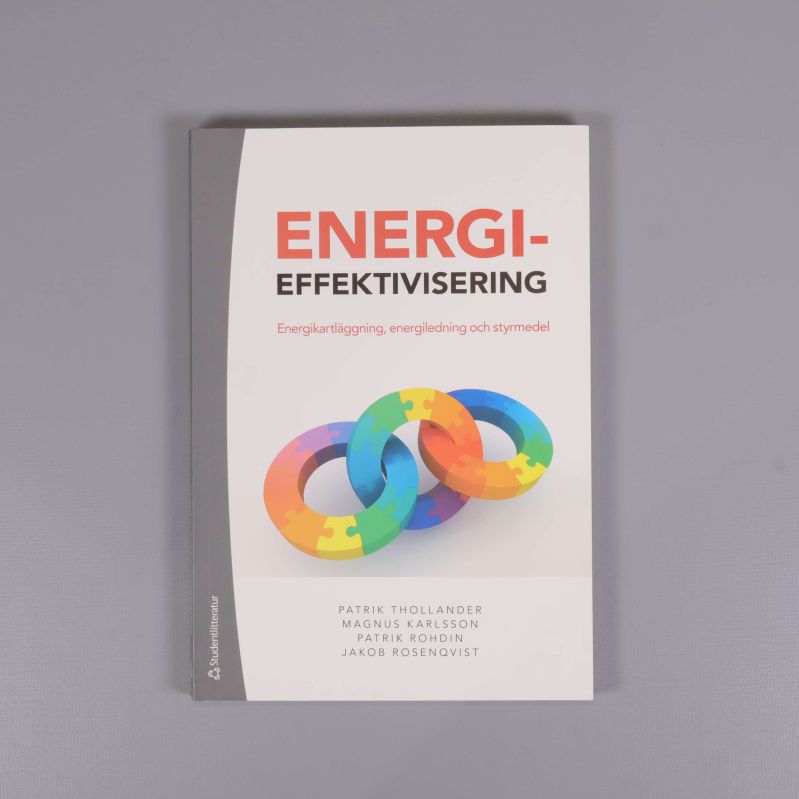 Framsida av boken Energieffektivisering med färgglada ringar