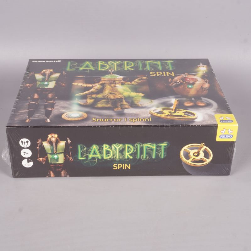 Labyrint Spin med robotmotiv sedd från sidan