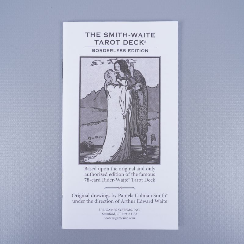 Framsida av guidehäfte till tarotkort Smith-Waite Tarot Deck