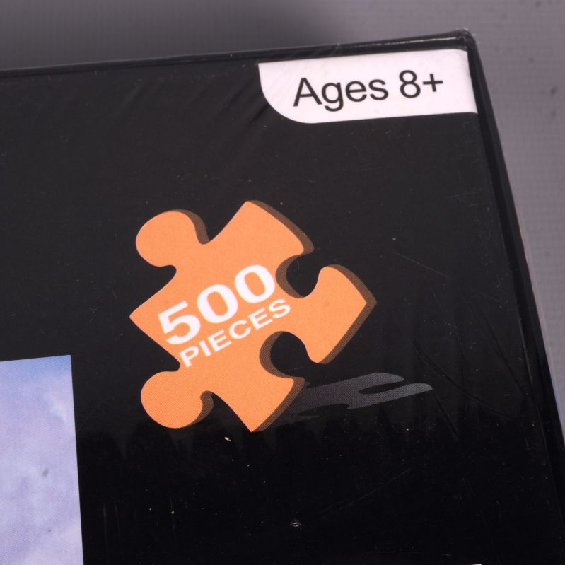 Pusselikon med 500 bitar och åldersrekommendation 8+