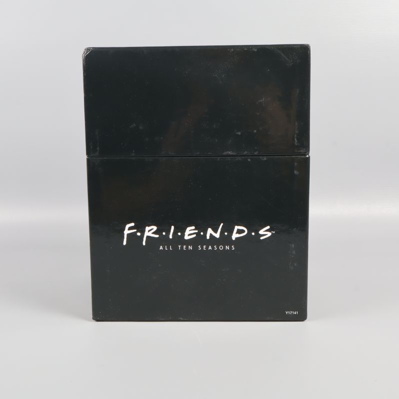 Friends DVD-box framifrån med logotyp