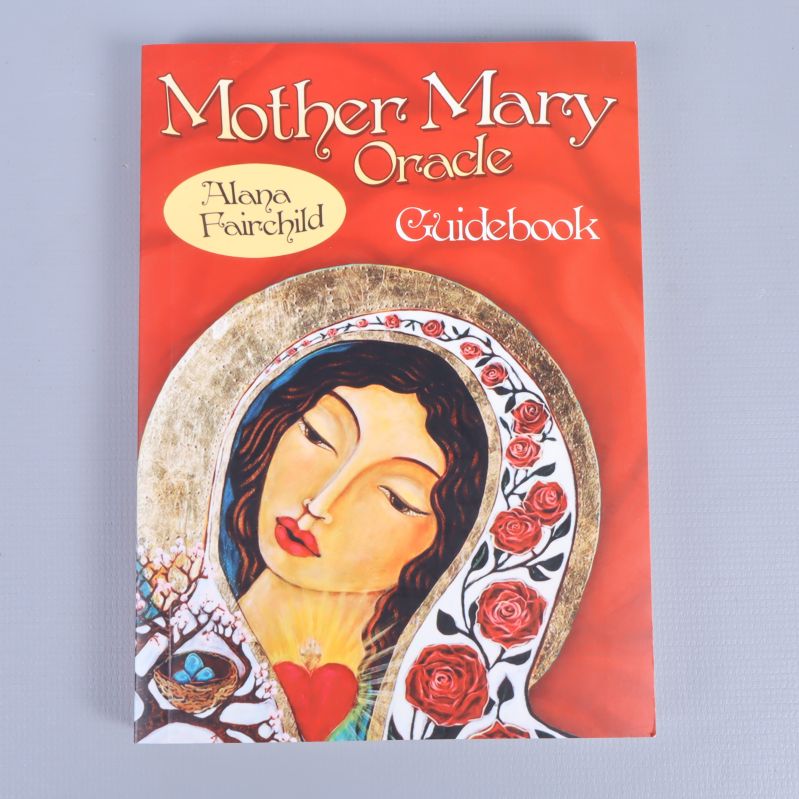 Omslaget till Mother Mary Oracle guidebok med motiv