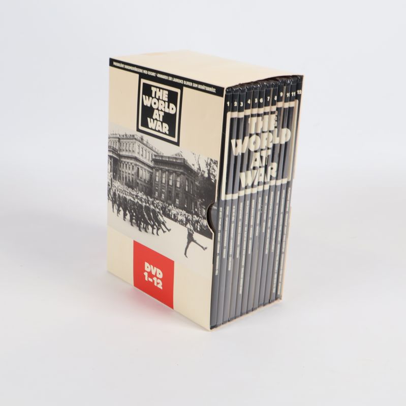 DVD-box med titeln The World at War, sidovy