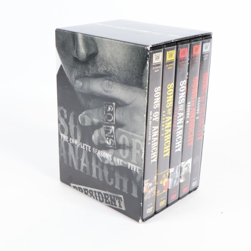 Sons of Anarchy DVD-box, alla fem säsonger i paket