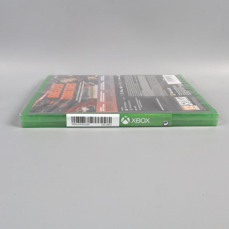 Undersida av NHL 23 Xbox One-spelfodral med streckkod