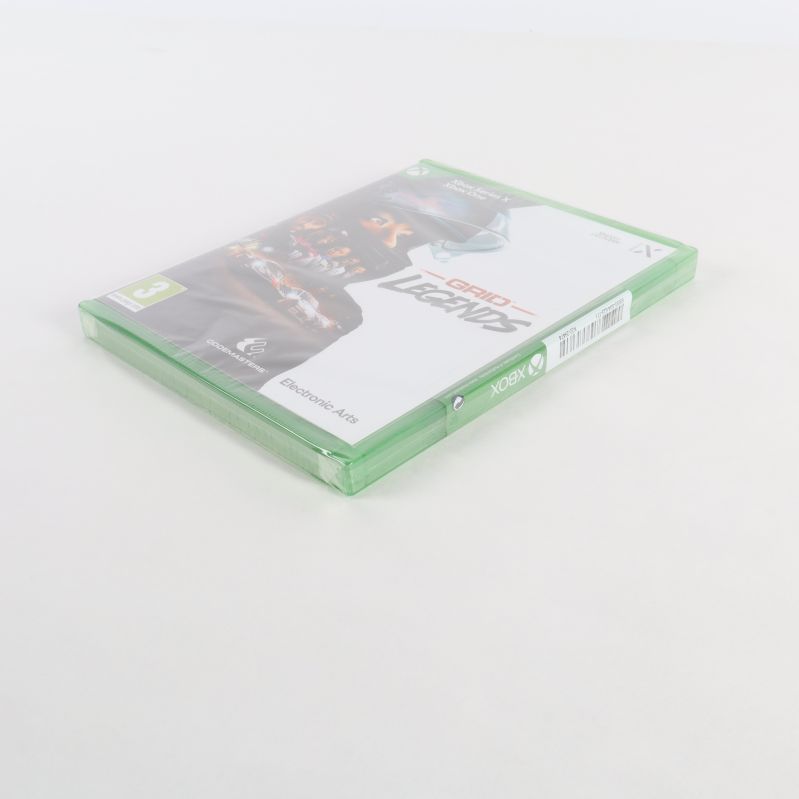 GRID Legends Xbox-spel i vinkel, synlig framsida