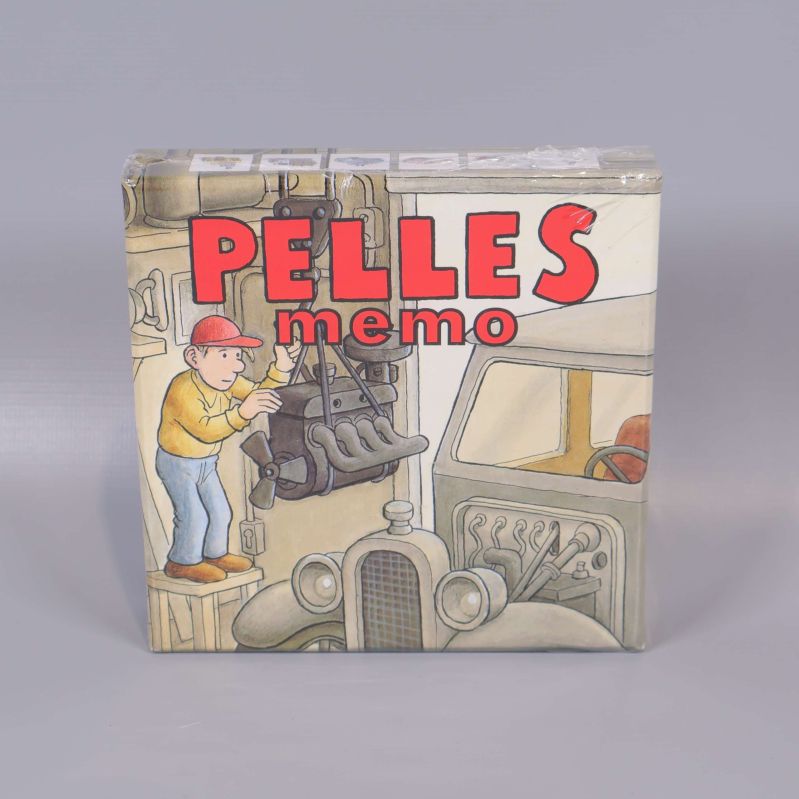 Framsida på Pelles memo med fordonsillustration