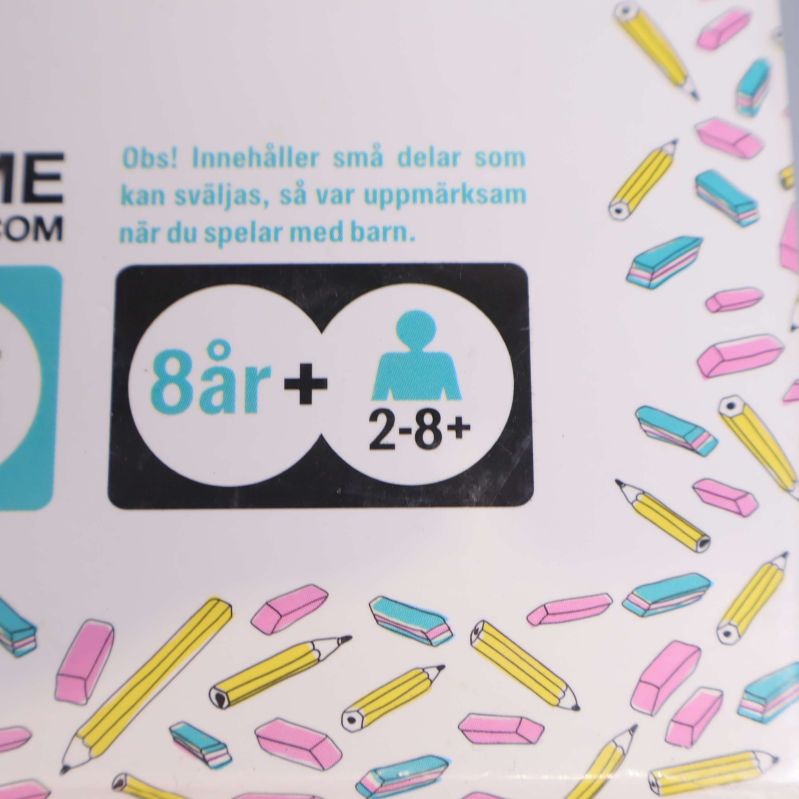 Detaljbild på åldersgräns och antal spelare