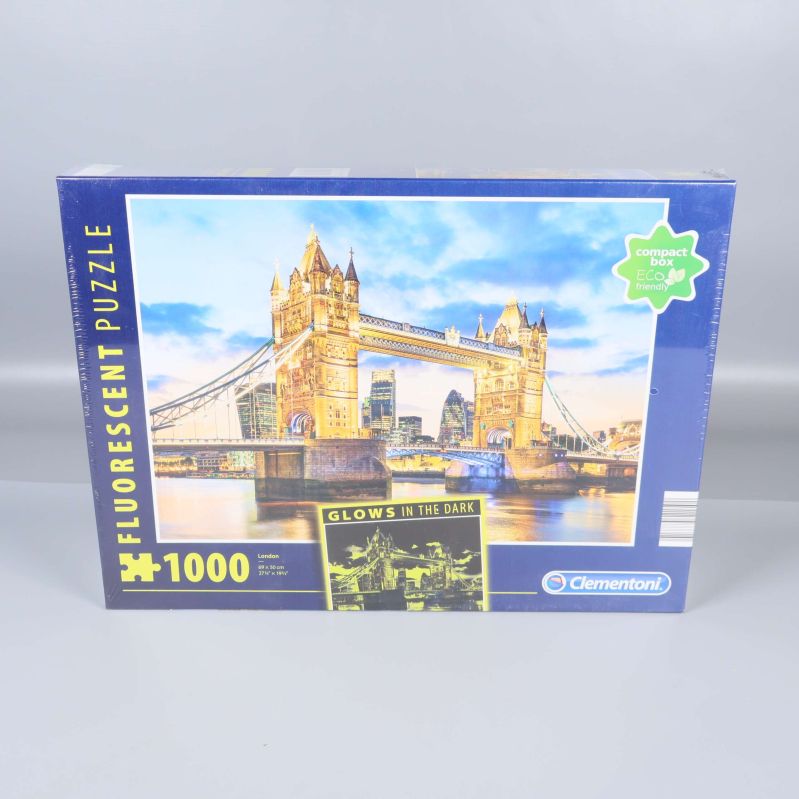 Framsida av Clementoni pussel med Londonmotiv och 1000 bitar