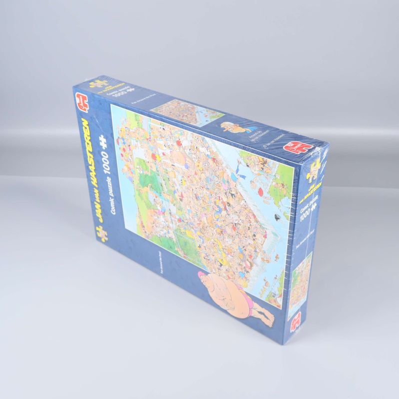 Jan van Haasteren pusselpaket vinklad vy med motiv